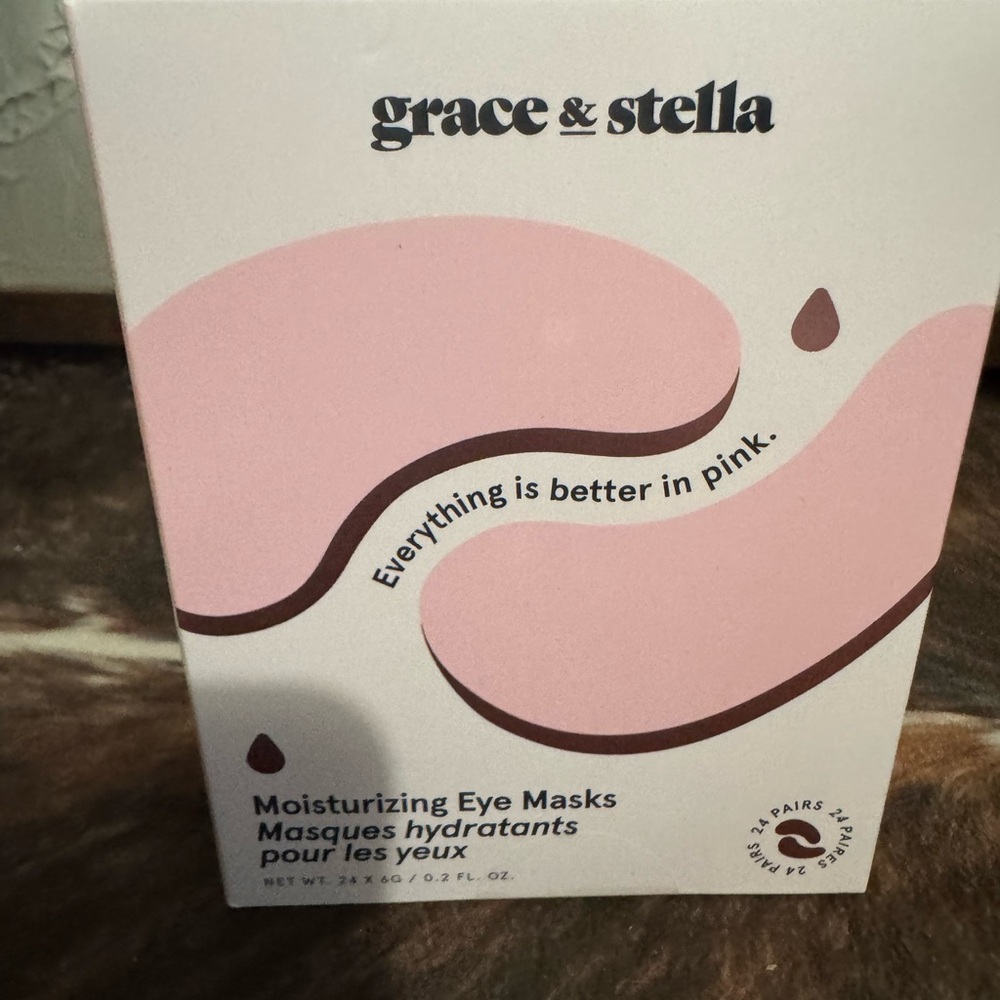 Grace & Stella Pink Moisturizing Eye Masks